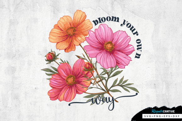 Bloom Your Own Way SVG Design Review