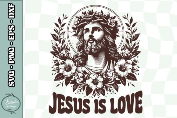 Jesus Is Love Jesus Floral SVG: A Designer's Review