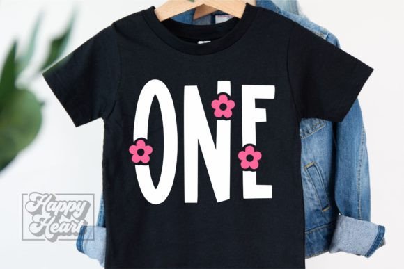 One 1st Birthday Flower Floral SVG PNG Review
